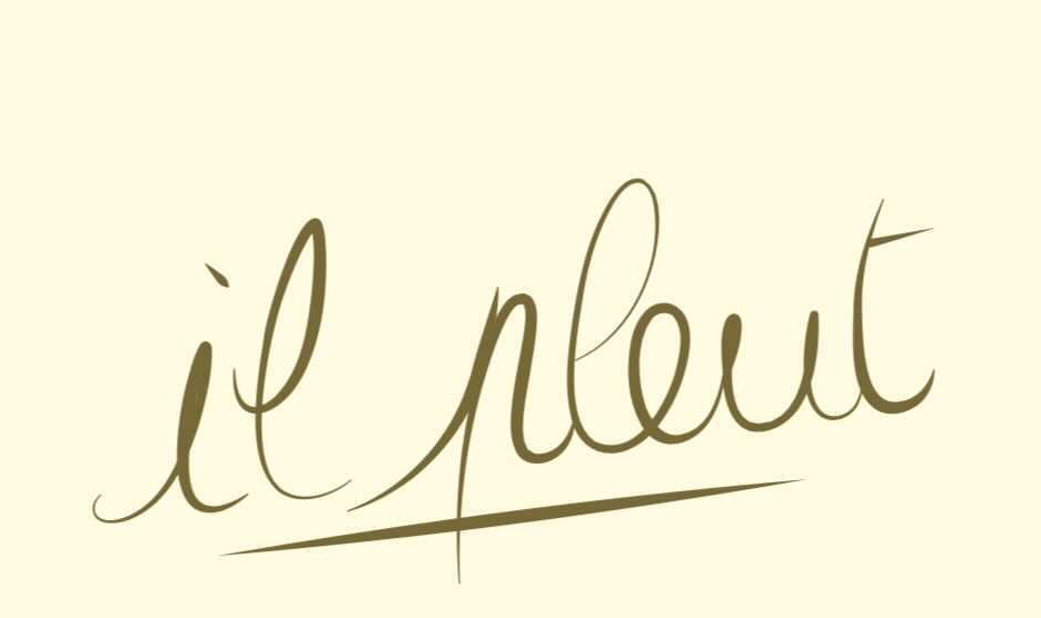 il pleut